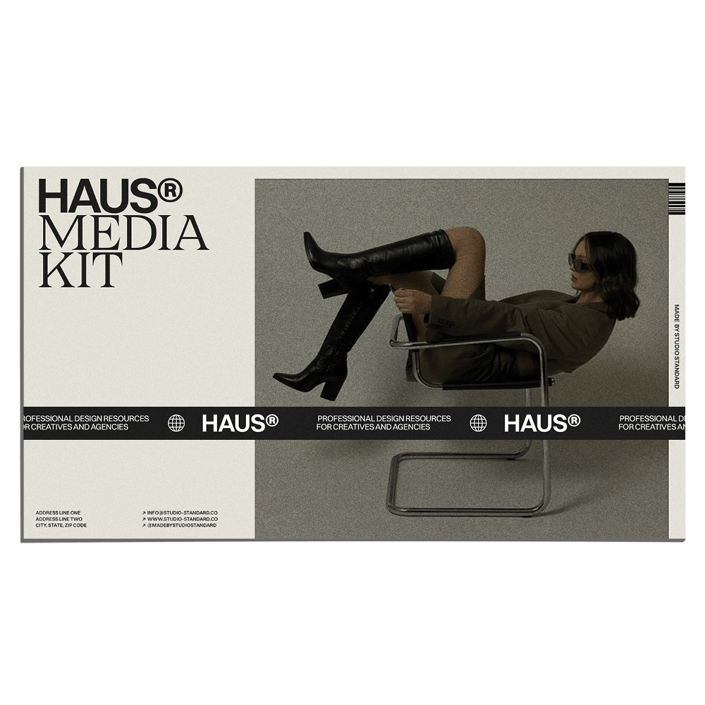 Haus Media Kit Template | Studio Standard