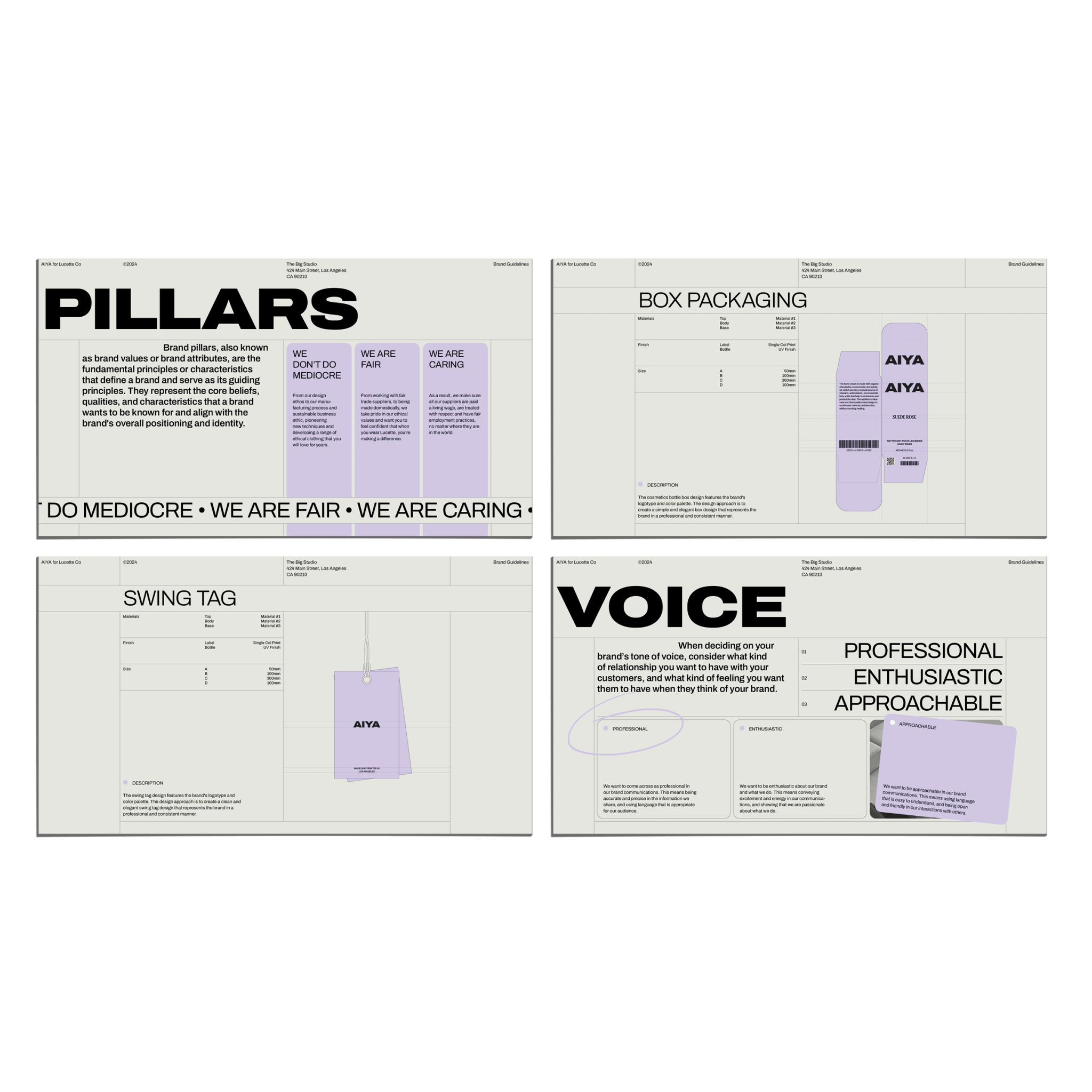 AIYA Brand Guidelines - Studio Standard