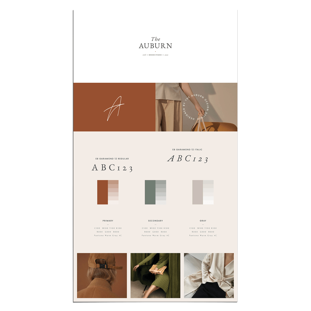 Auburn Brand Sheets | Studio Standard