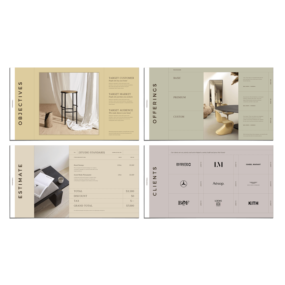 Collective Brand Proposal - Studio Standard