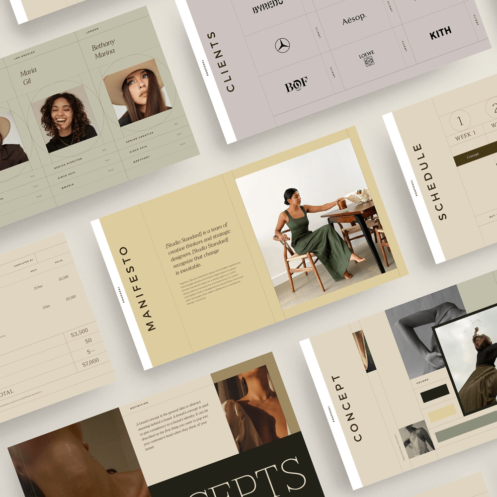 Collective Brand Proposal - Studio Standard