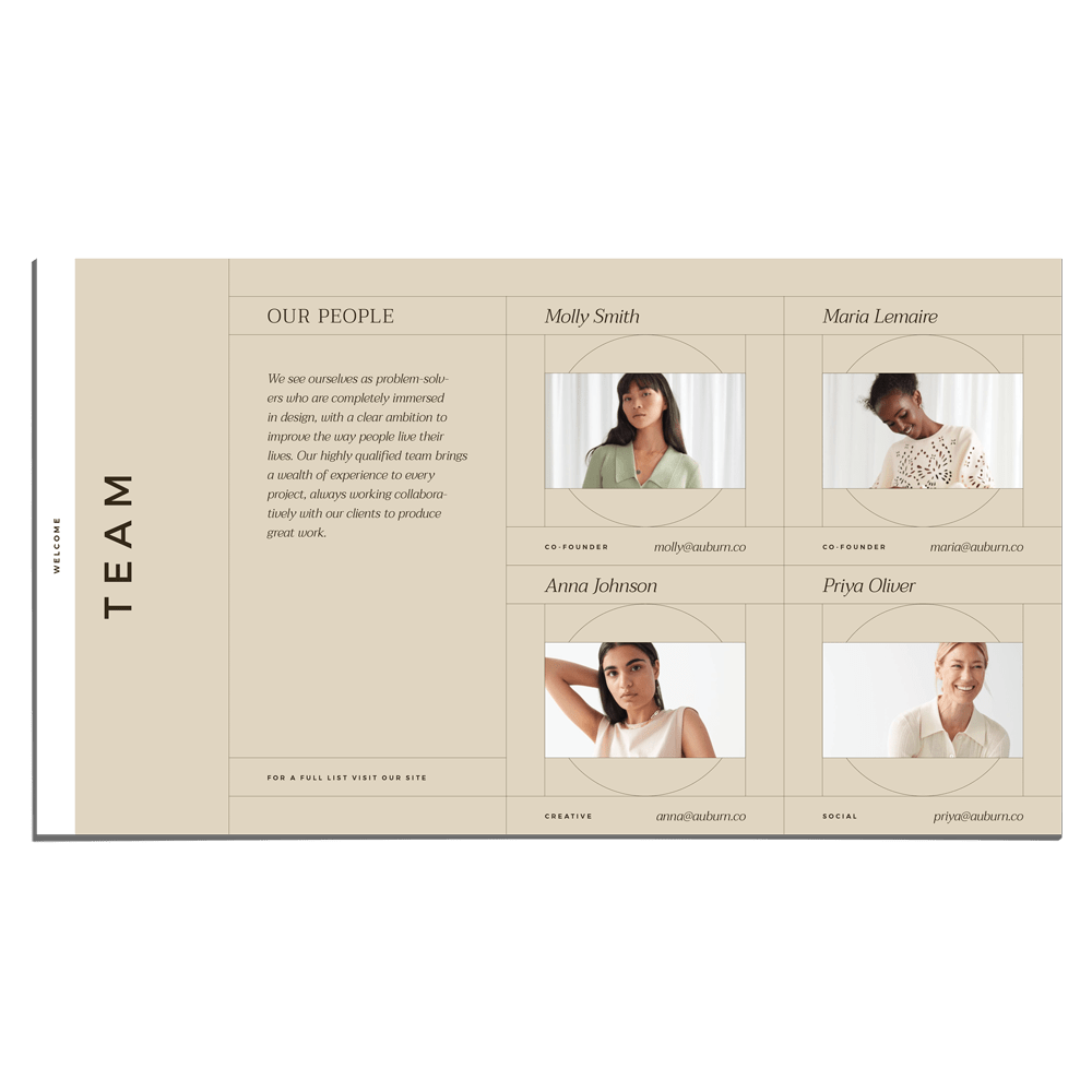 Collective Welcome/Media Kit - Studio Standard