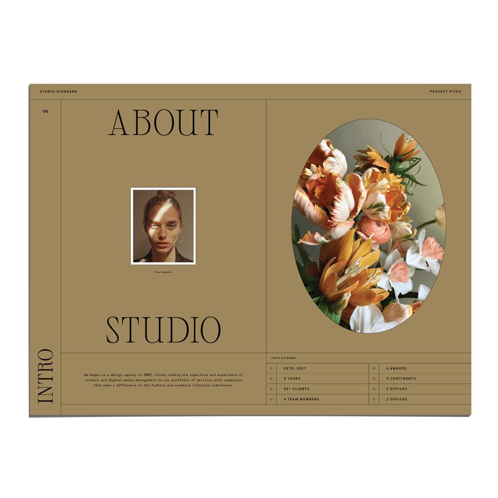 Considered Pitch Deck and Client Questionnaire - Studio Standard