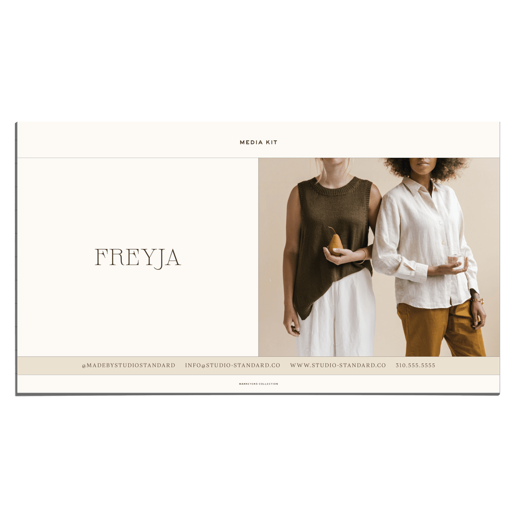 Freyja Media Kit - Studio Standard