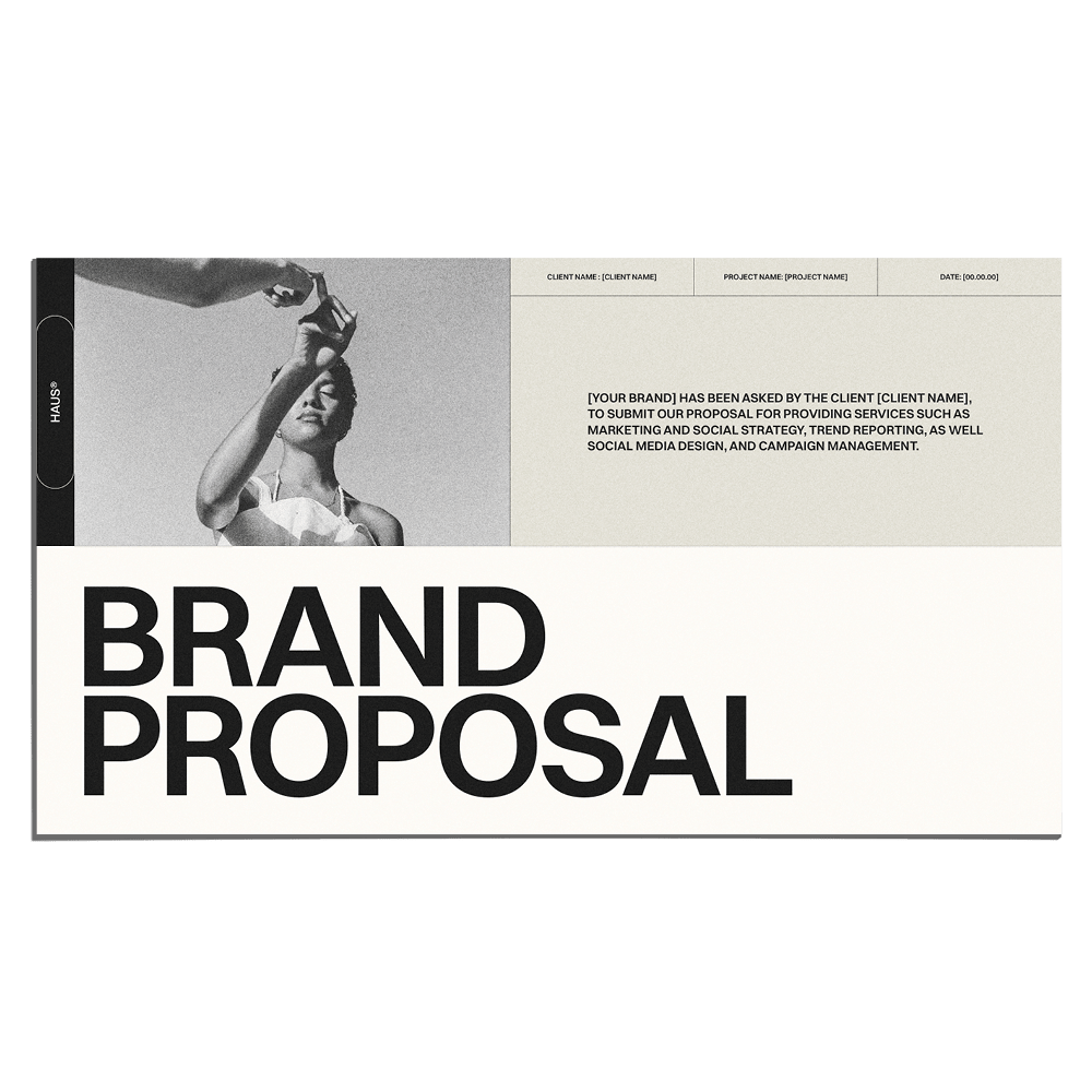 Haus Brand Proposal - Studio Standard