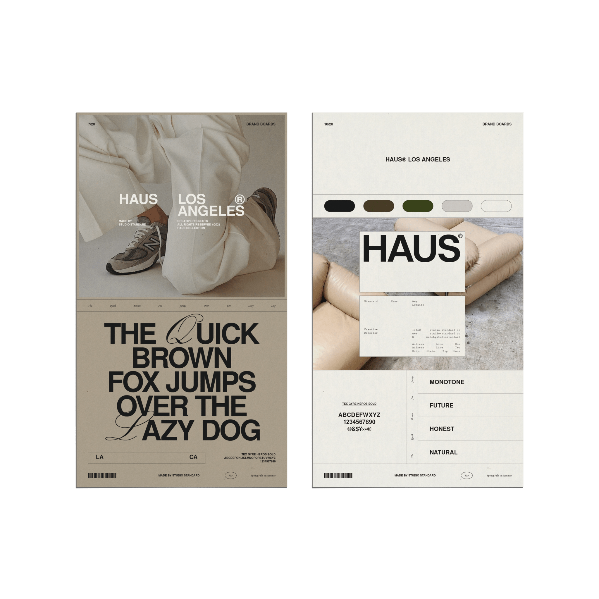 Haus Brand Sheets - Studio Standard