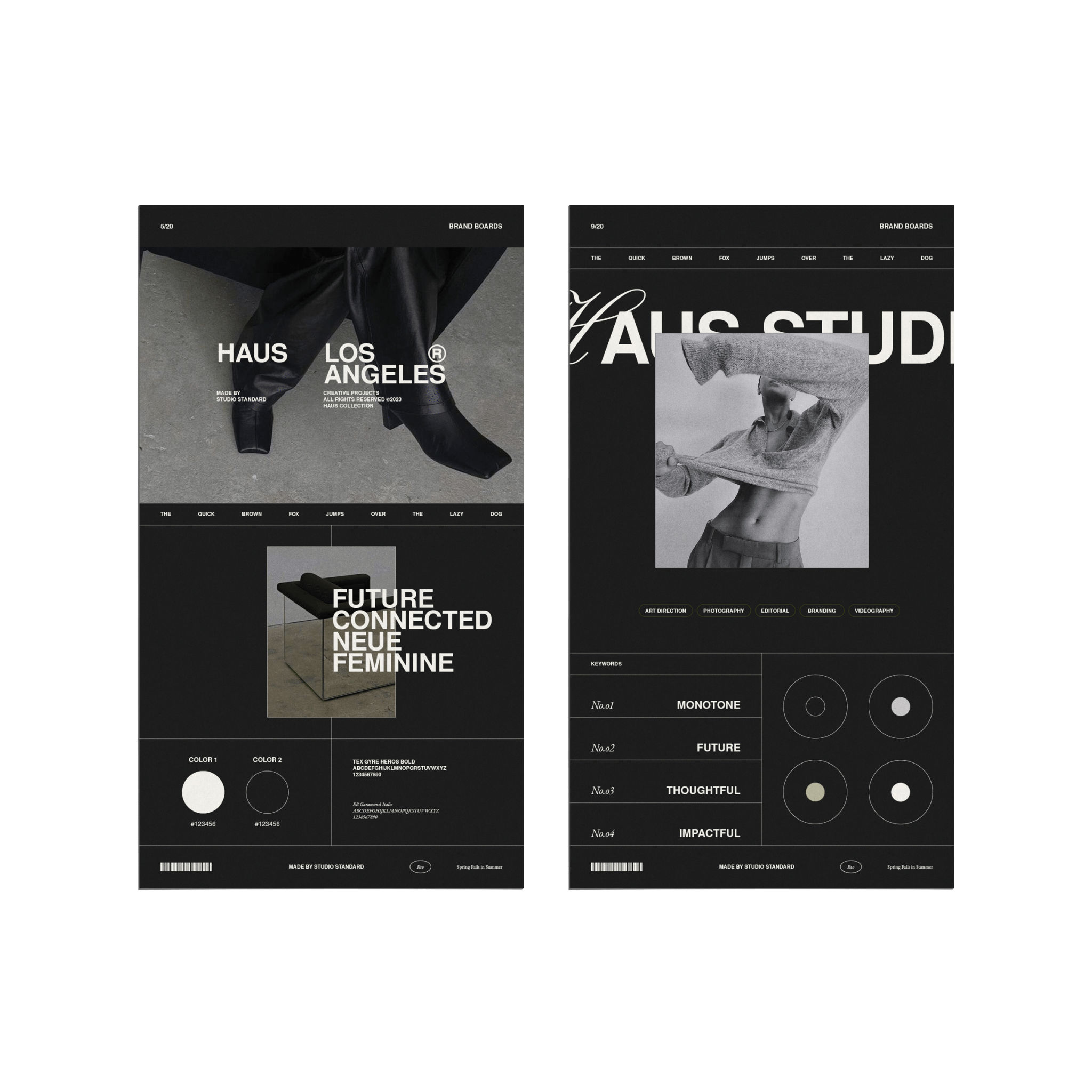 Haus Brand Sheets - Studio Standard