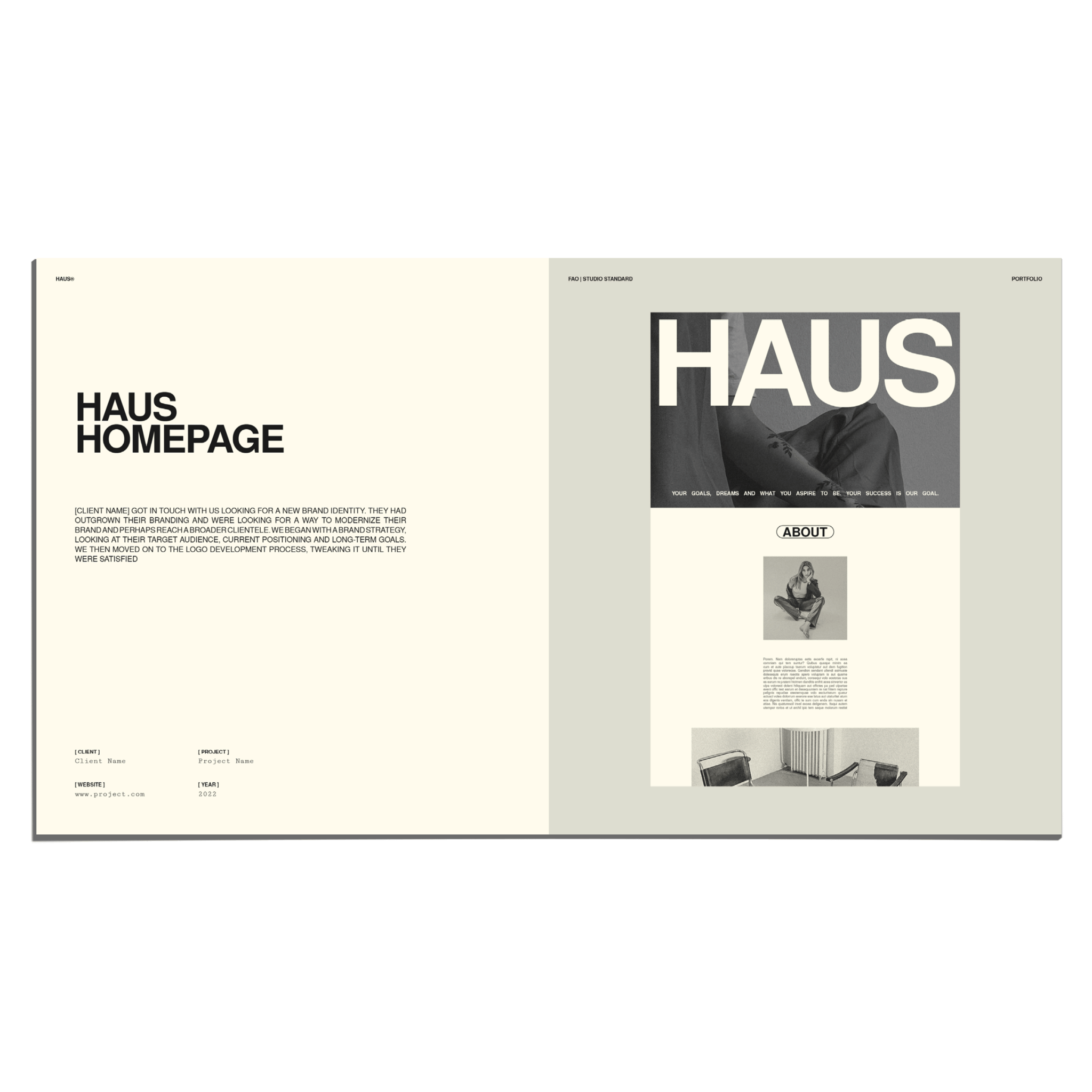 Haus Portfolio - Studio Standard