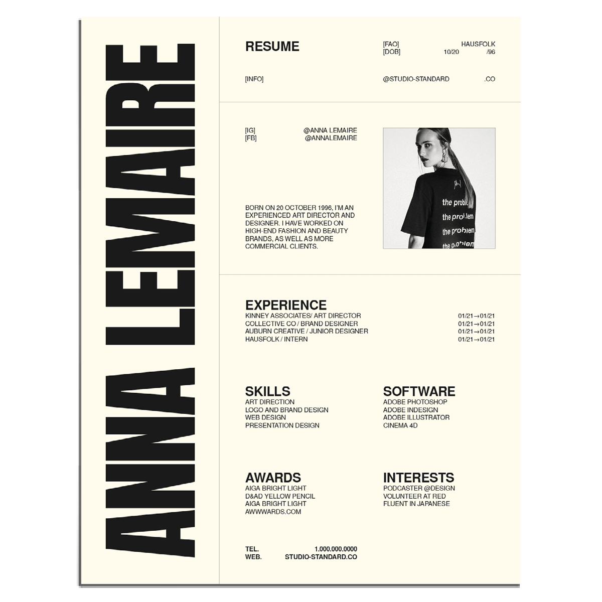 Haus Resume Kit - Studio Standard