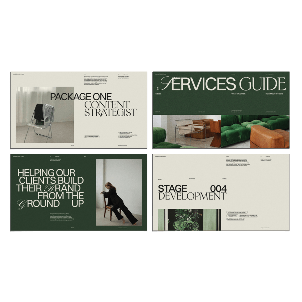 Haus Services Guide - Studio Standard