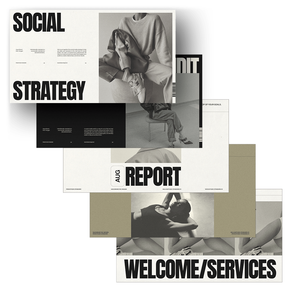 Haus Social Media Manager's Kit - Studio Standard