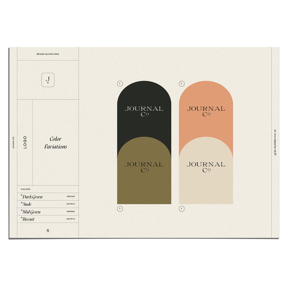 Intentional Brand Guidelines - Studio Standard