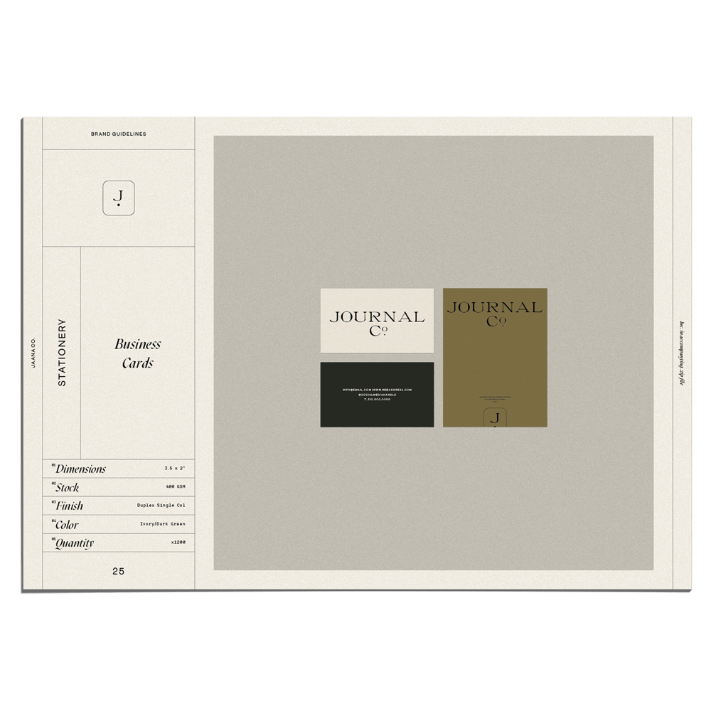 Intentional Brand Guidelines - Studio Standard