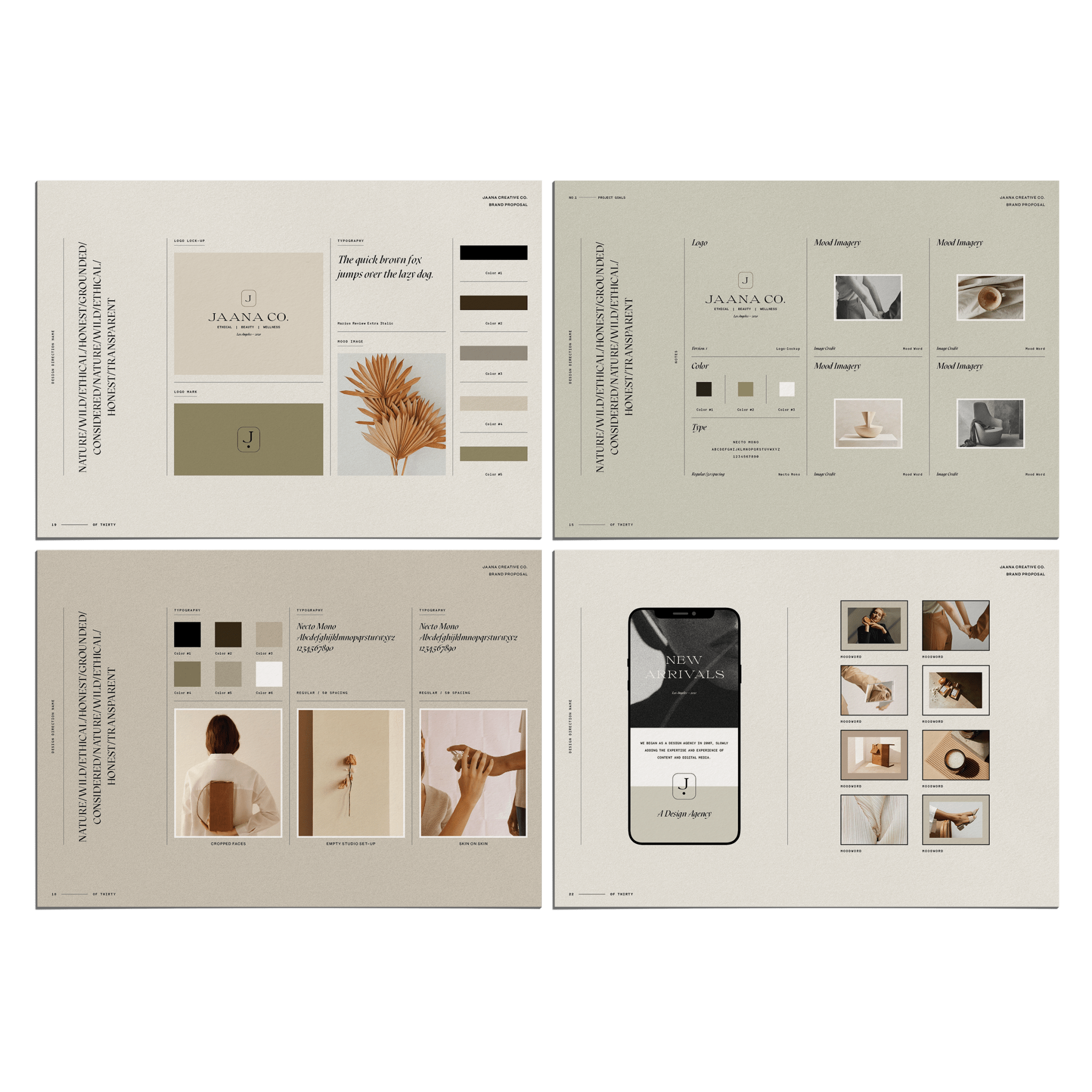 Intentional Proposal + Mood Sheets - Studio Standard