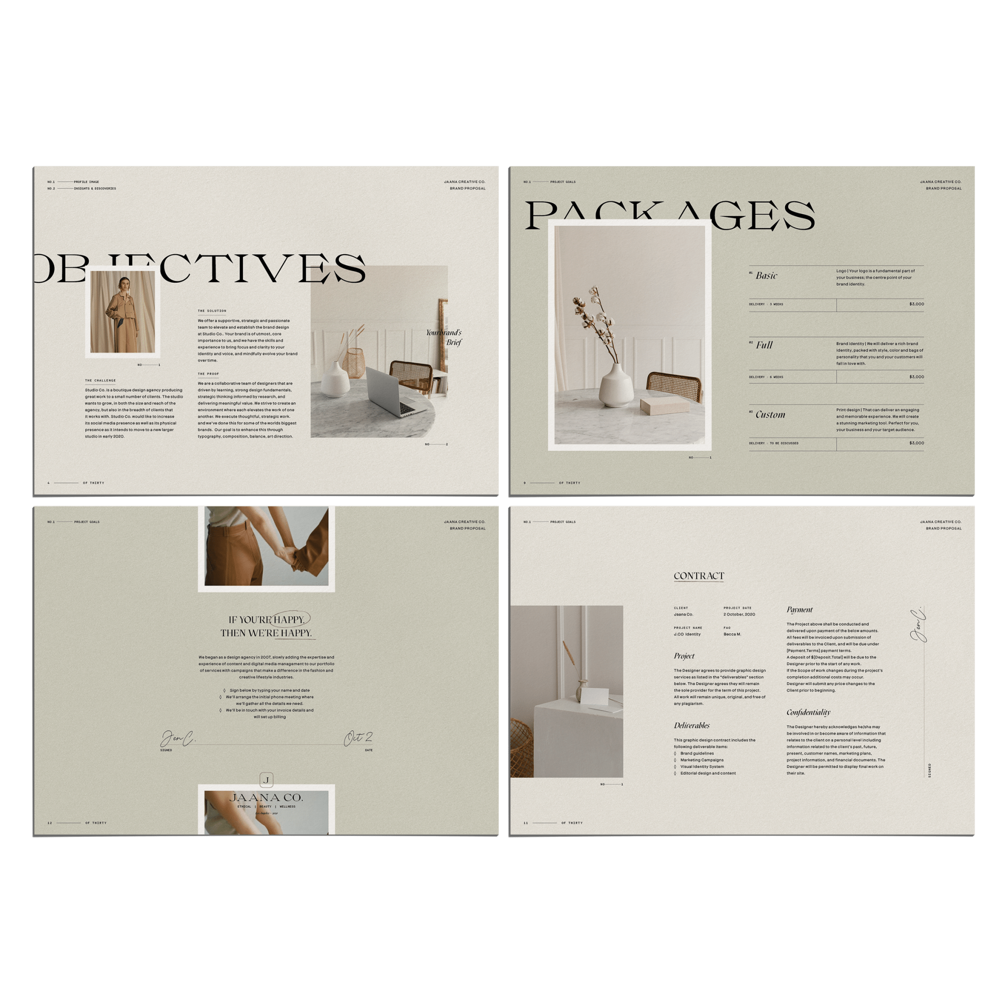 Intentional Proposal + Mood Sheets - Studio Standard