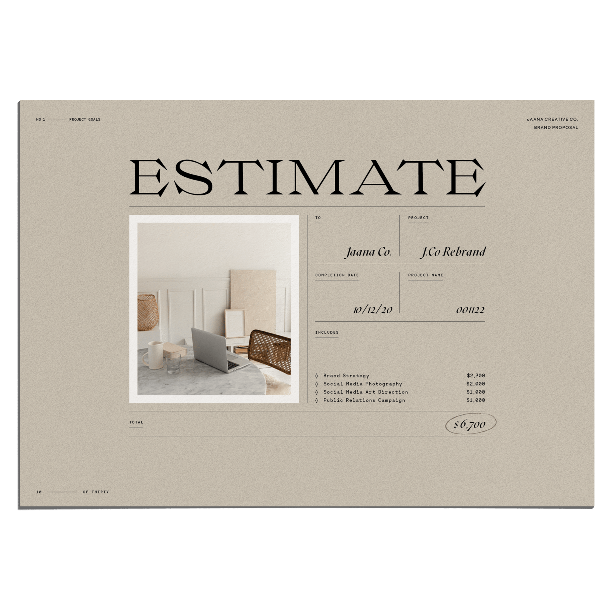 Intentional Proposal + Mood Sheets - Studio Standard