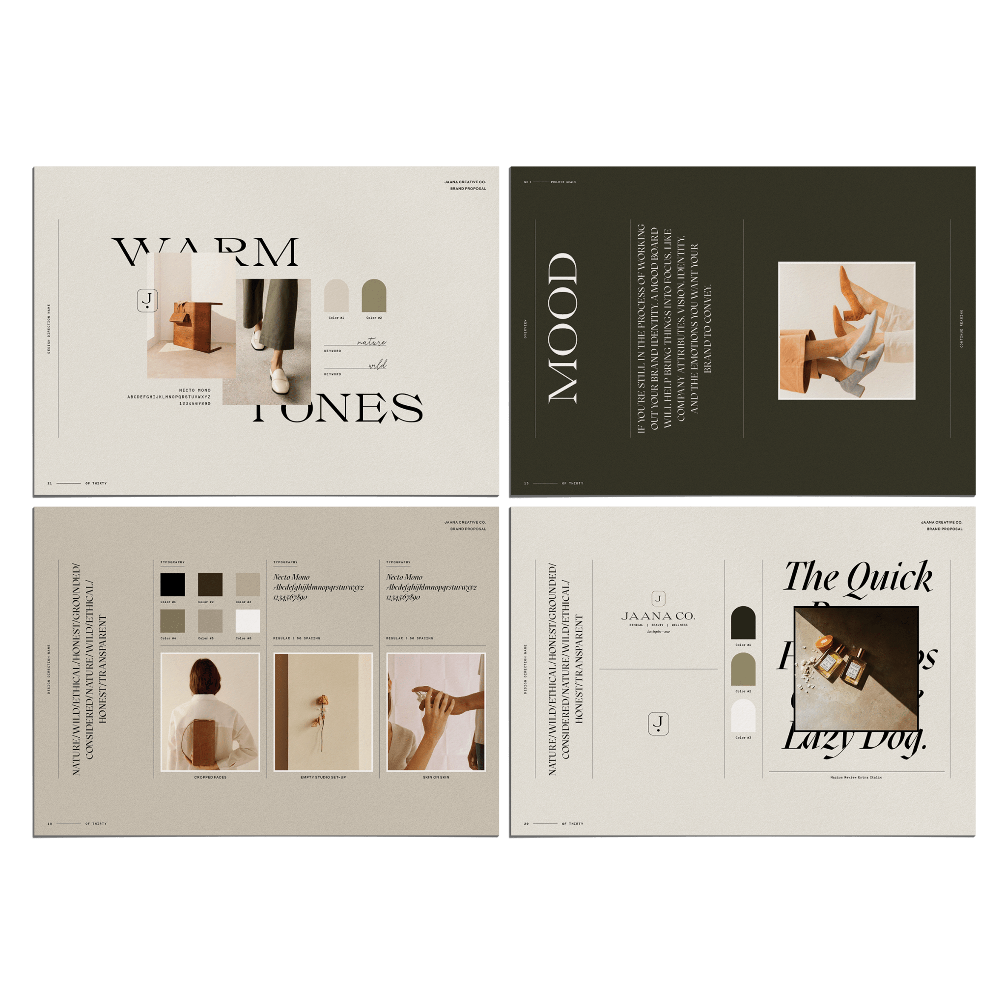 Intentional Proposal + Mood Sheets - Studio Standard