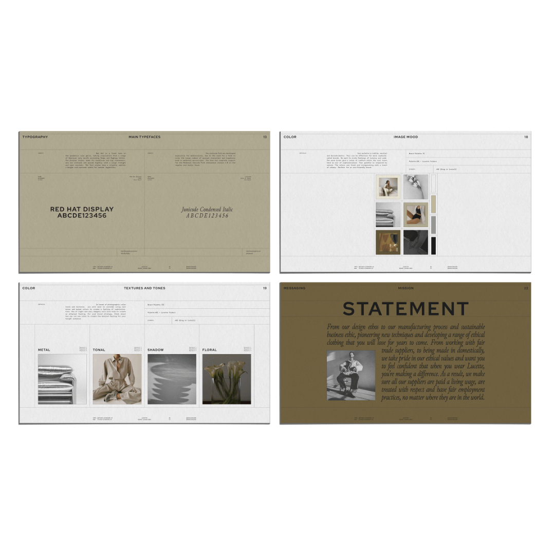 Lucette Brand Guidelines - Studio Standard