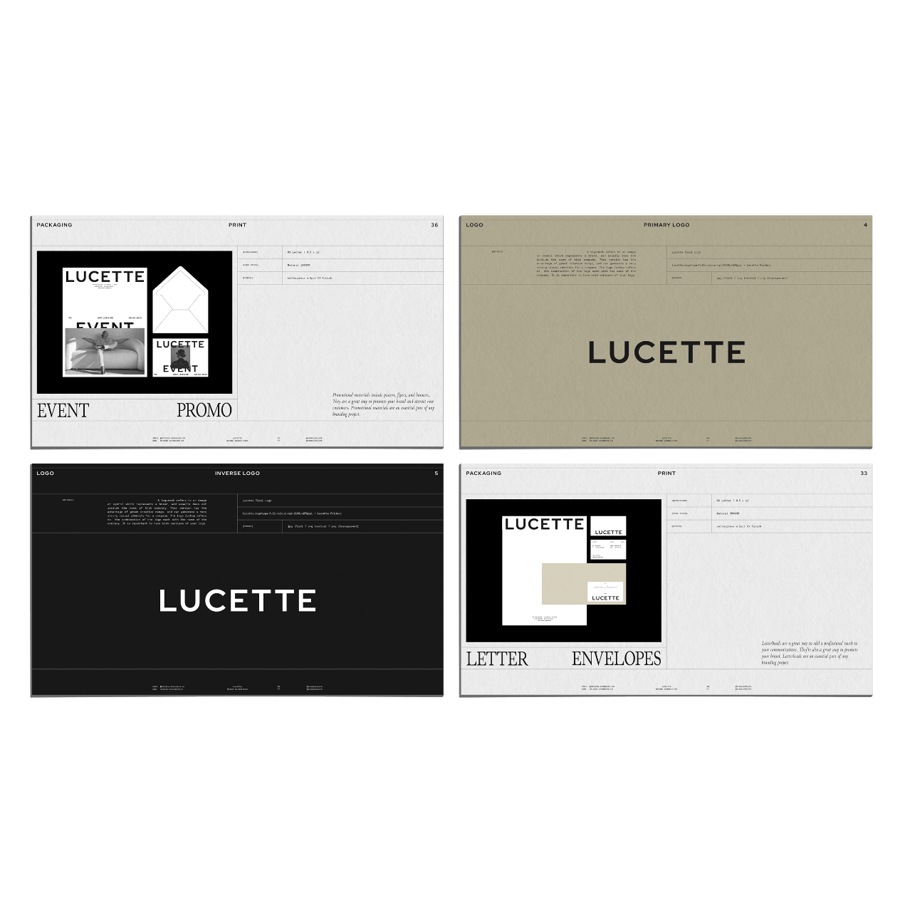 Lucette Brand Guidelines - Studio Standard