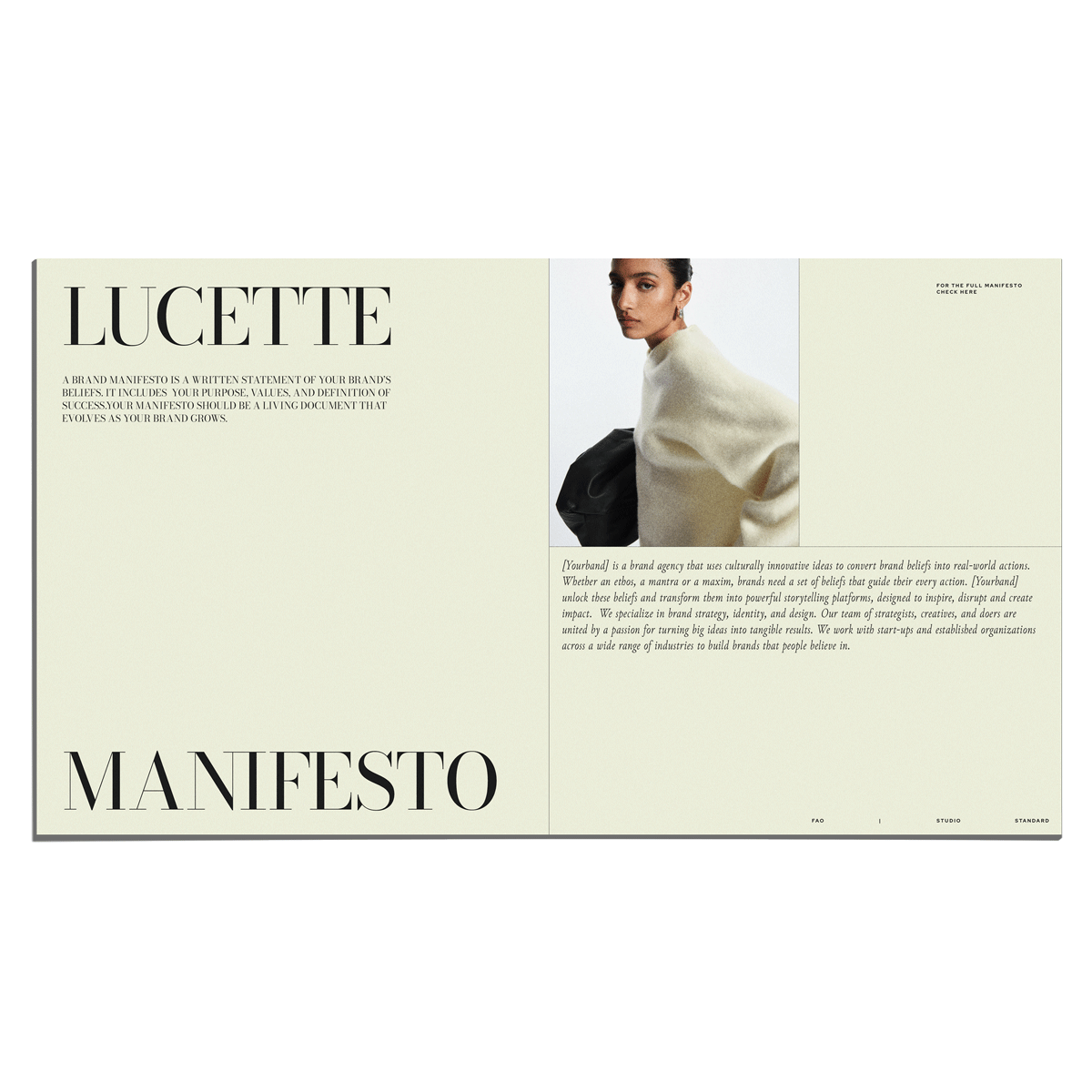 Lucette Brand Strategy - Studio Standard