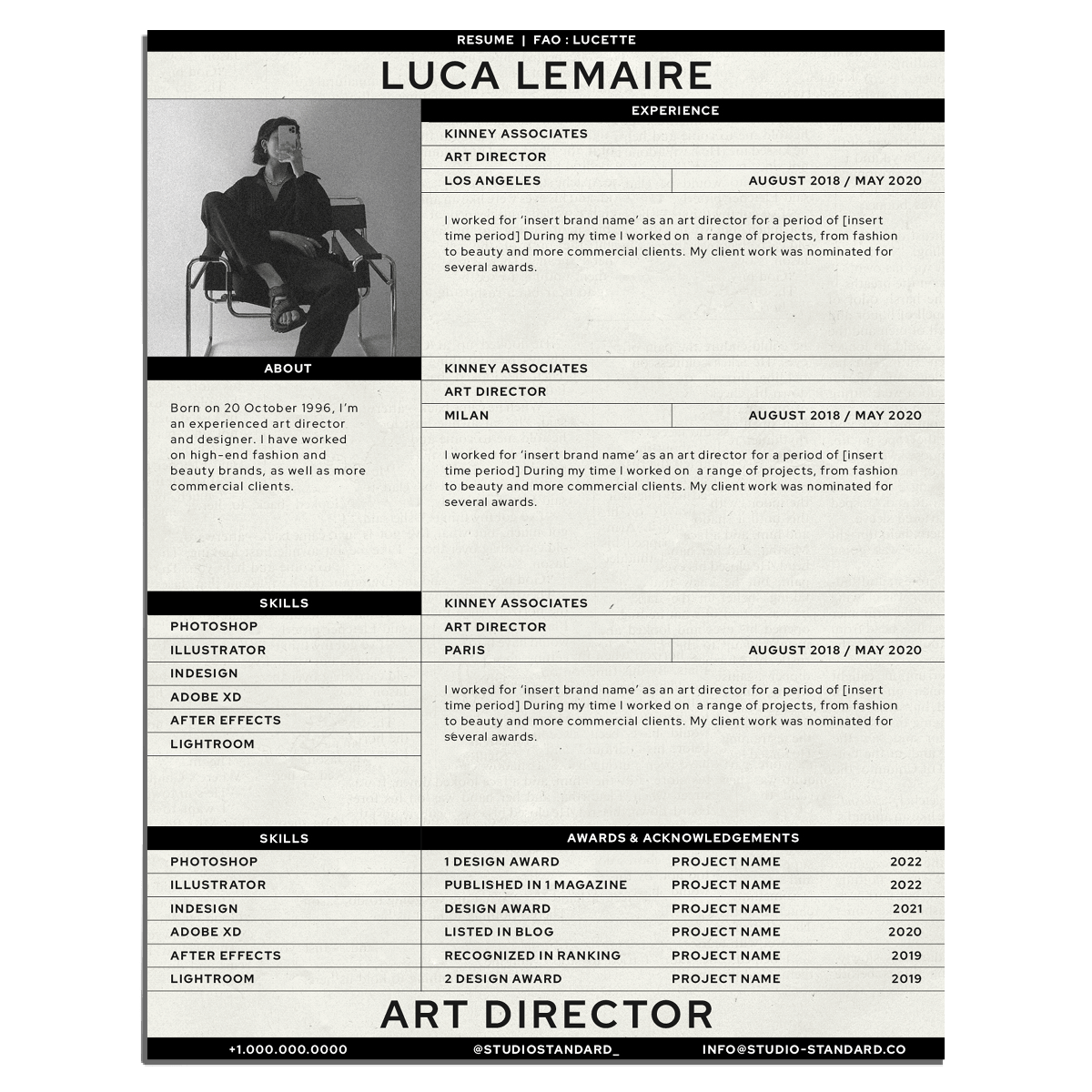 Lucette Resume Kit Template Studio - Lucette Resume Kit 894691 