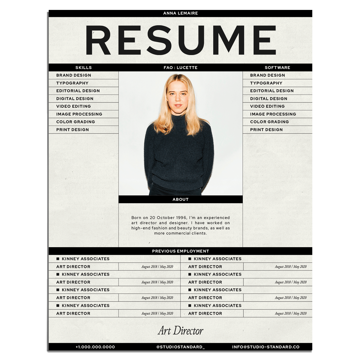 Lucette Resume Kit Template Studio - Lucette Resume Kit 994334 