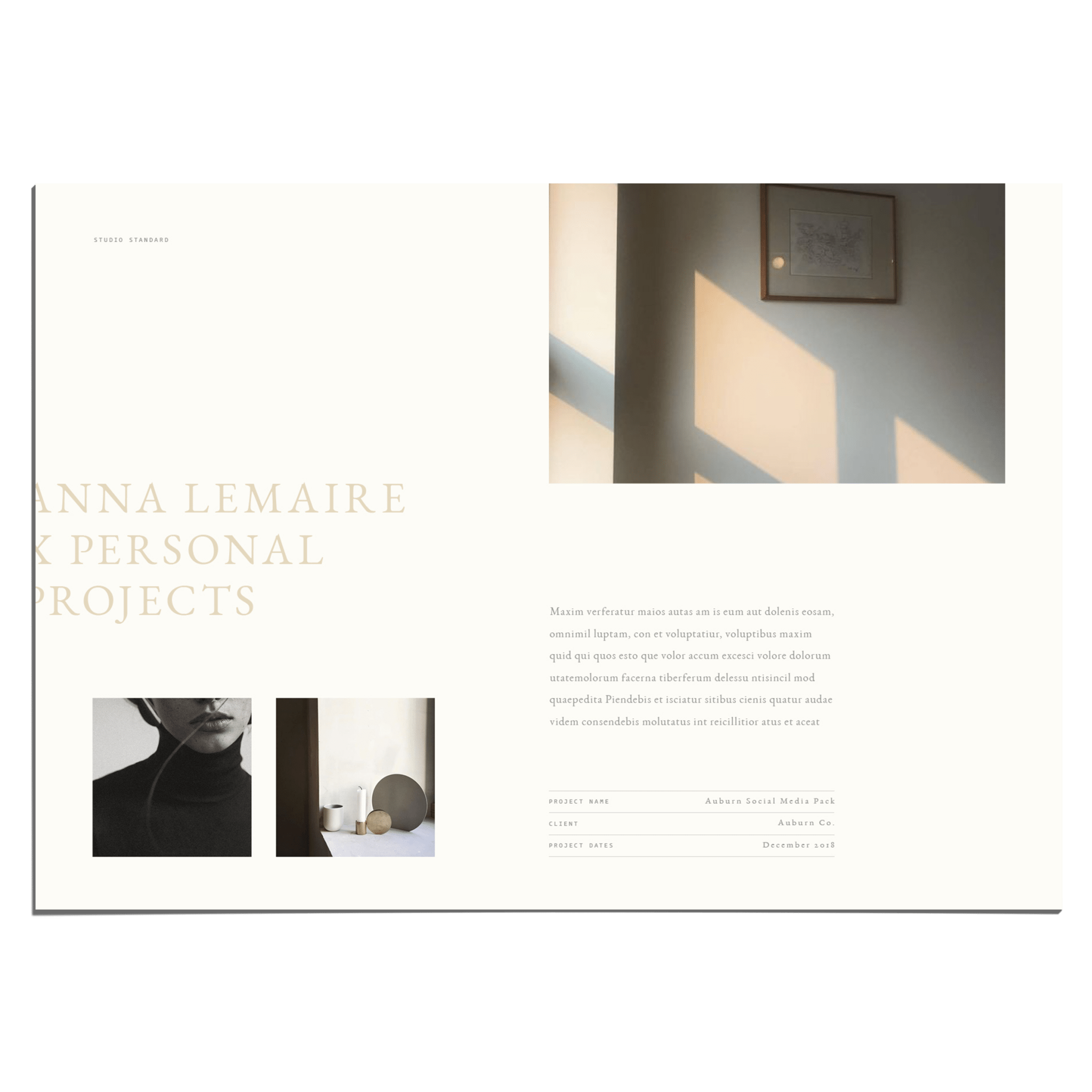 Melrose Creative Portfolio - Studio Standard