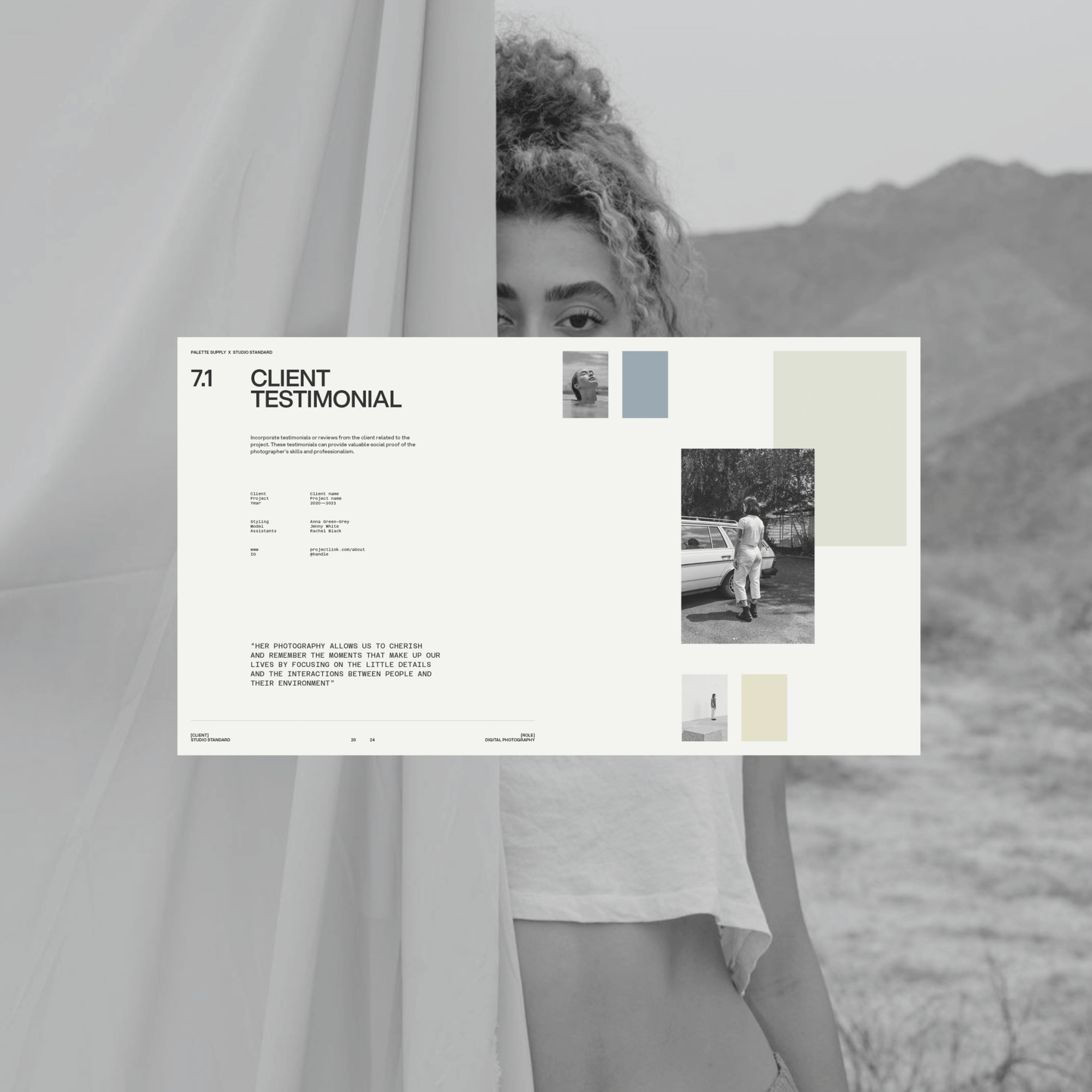 SS x Palette: Brand Specific Portfolio - Studio Standard