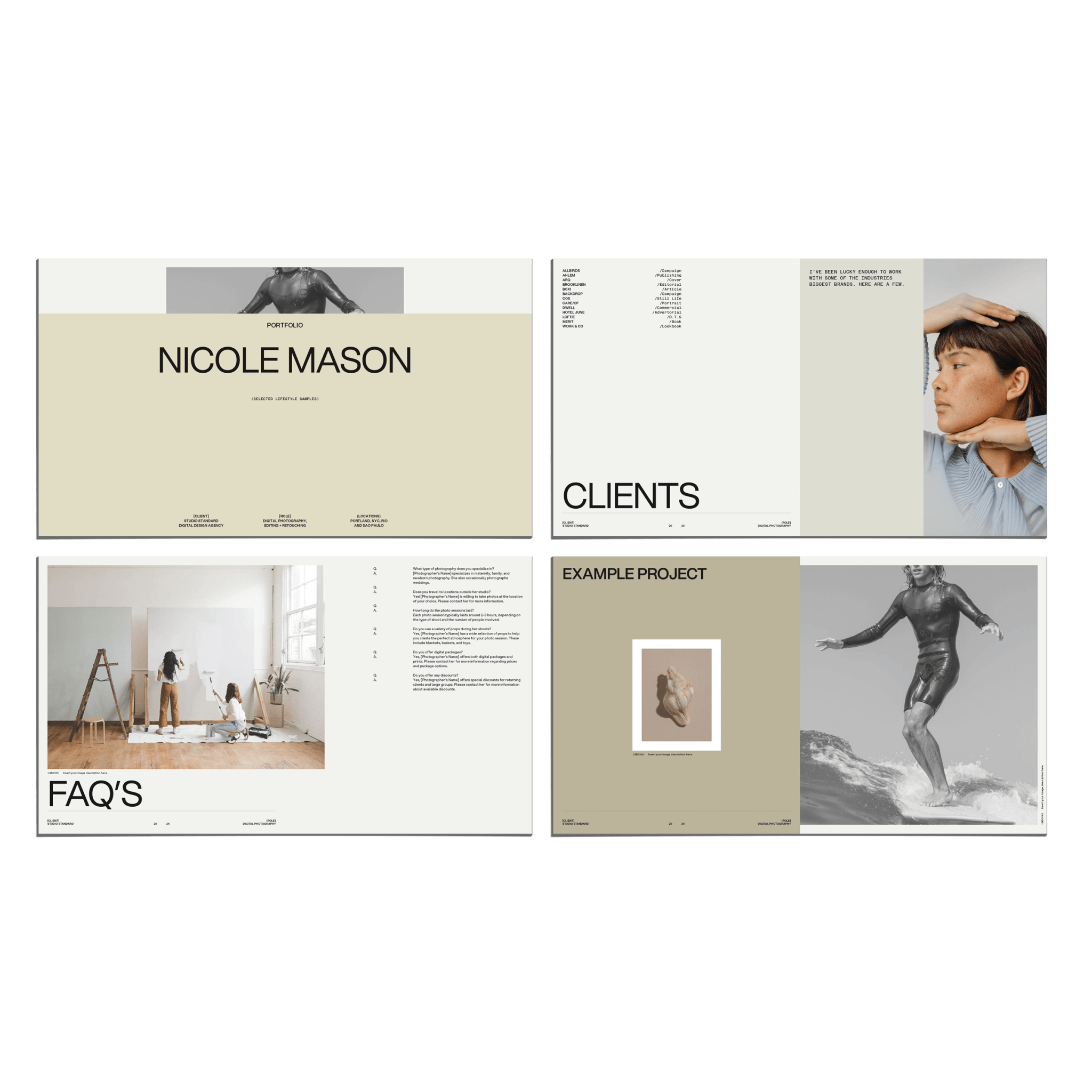 SS x Palette: Brand Specific Portfolio - Studio Standard