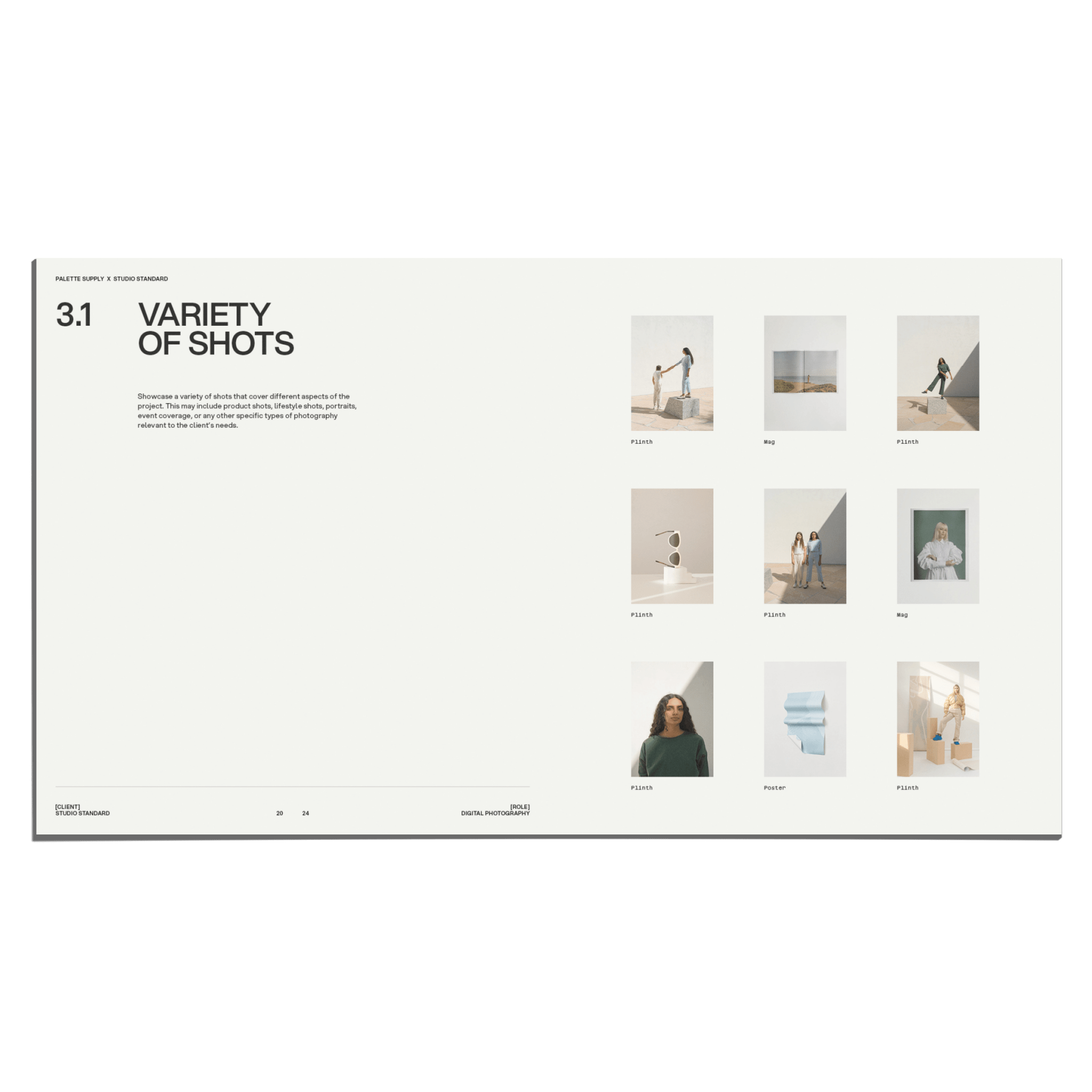 SS x Palette: Brand Specific Portfolio - Studio Standard