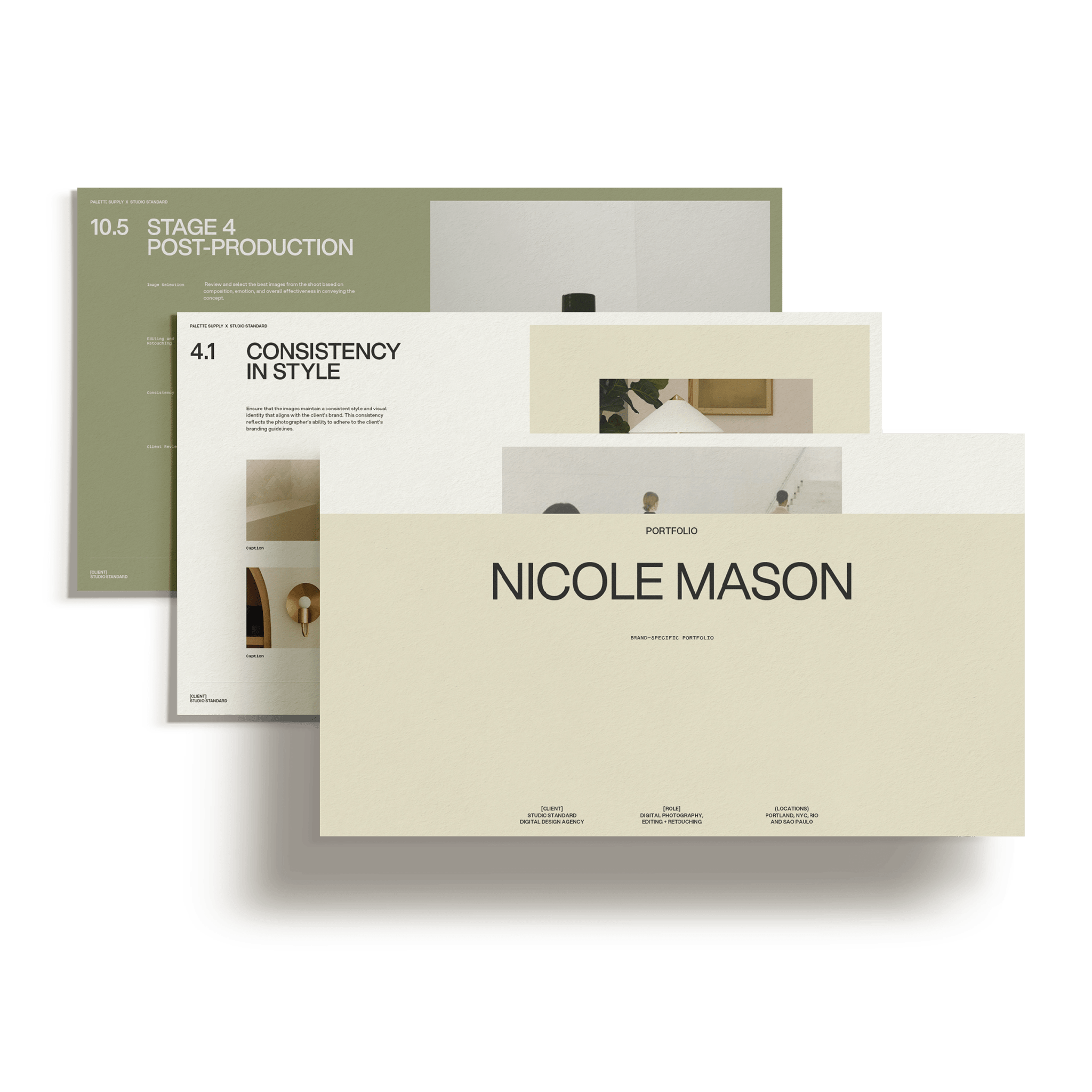 SS x Palette: Brand Specific Portfolio - Studio Standard