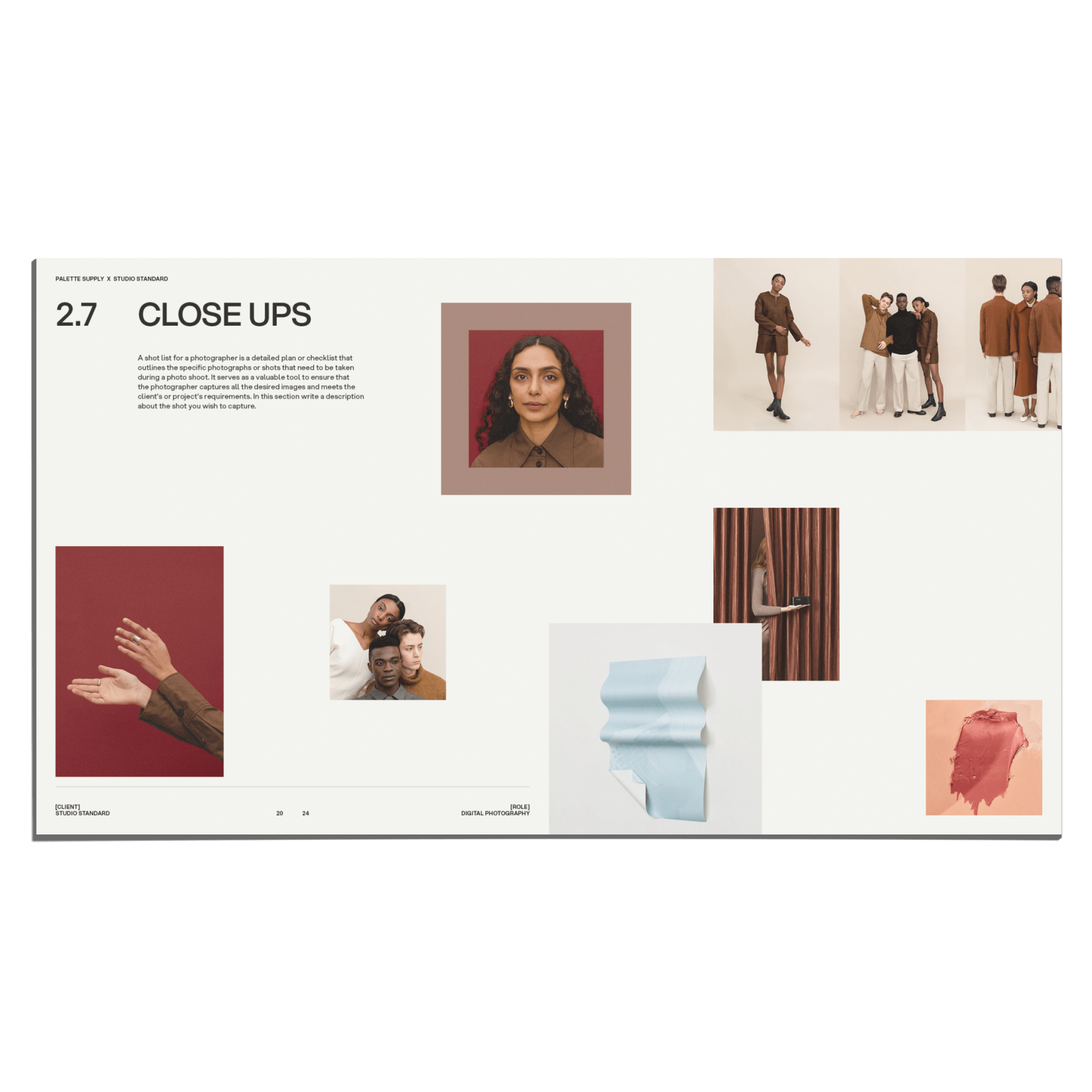 SS x Palette: Shot List - Studio Standard