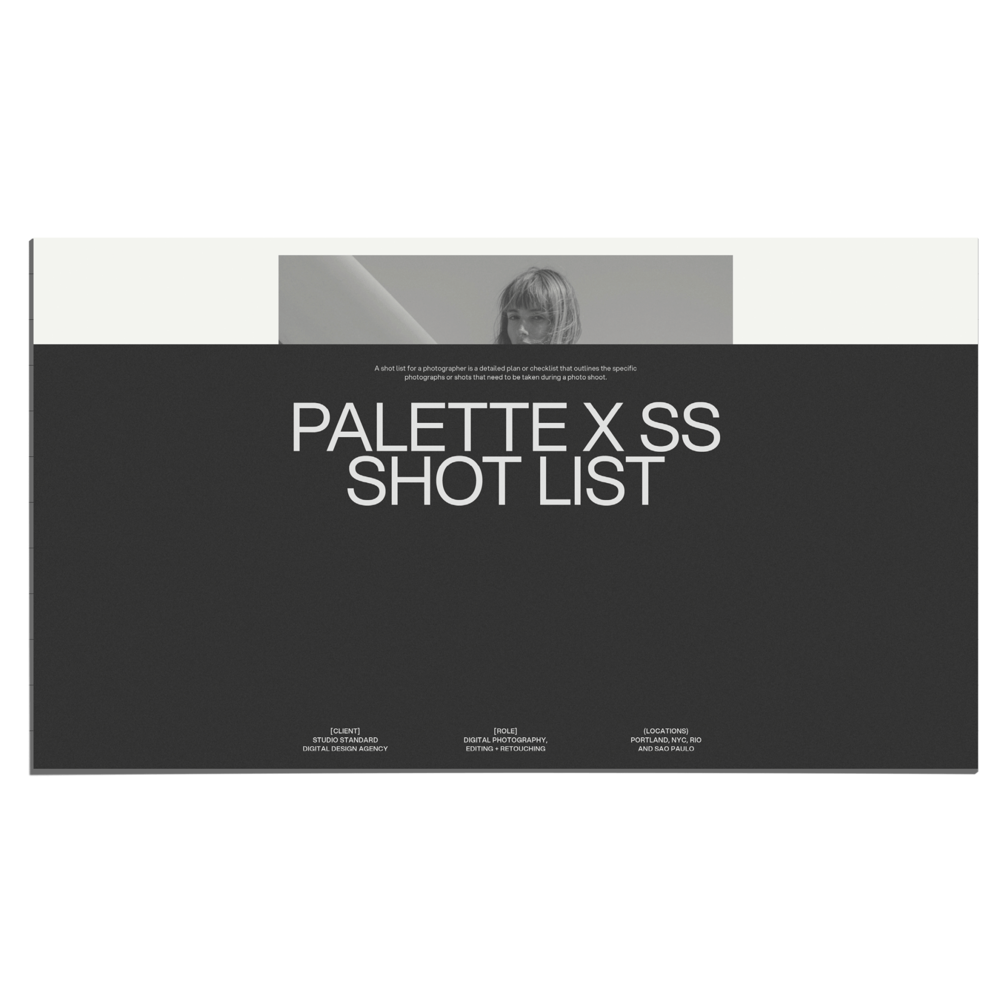 SS x Palette: Shot List - Studio Standard