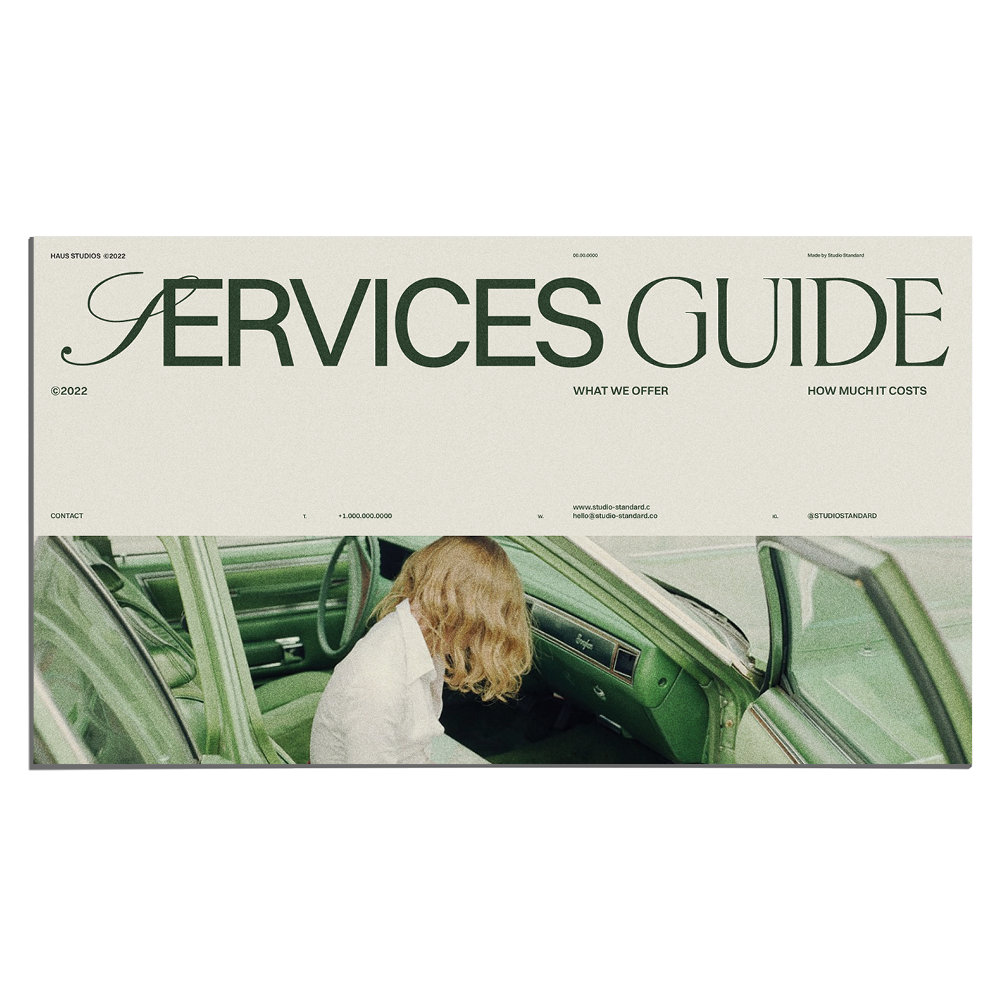 Haus Services Guide